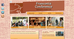 Desktop Screenshot of franconiaconference.org